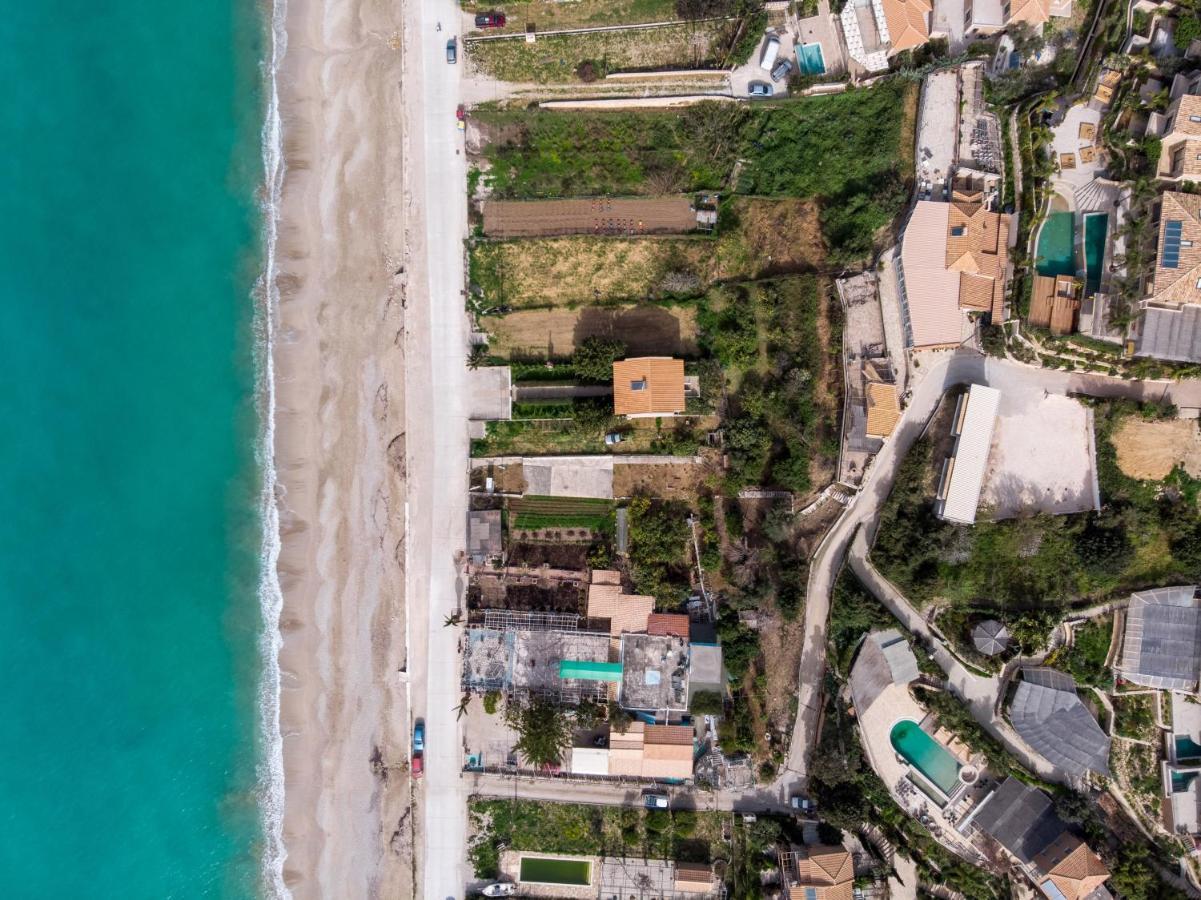 Thea Beachfront Suites In Lourdas Beach Lourdata  Ngoại thất bức ảnh